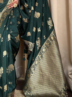 Thumbnail for Kalini Woven Design Zari Banarasi Saree - Distacart
