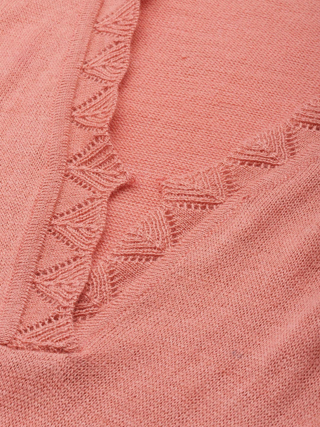 Biba Women Peach-Coloured Solid Kurta - Distacart