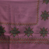 Thumbnail for Nizalia Handmade Sozni Work Mouve Pashmina