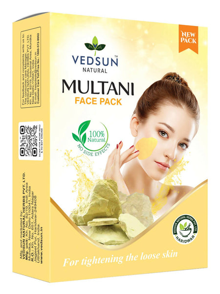 Vedsun Naturals Multani Mitti Face Pack for Face and Skin - Distacart