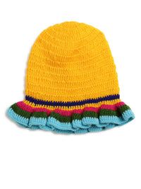 Thumbnail for ChutPut Hand knitted Crochet HoneyBee Wool Dress - Yellow - Distacart