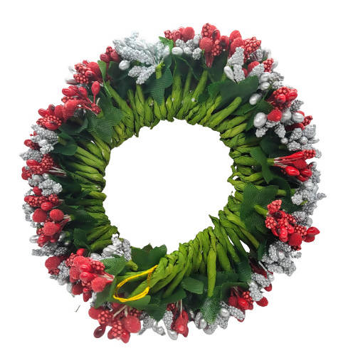 Red & Silver pollens Bridal Hair Gajra - Distacart