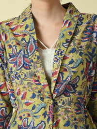 Thumbnail for Myshka Women's Multi Cotton Printed jacket - Distacart