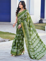 Thumbnail for Kalini Batik Printed Bagh Sarees - Distacart