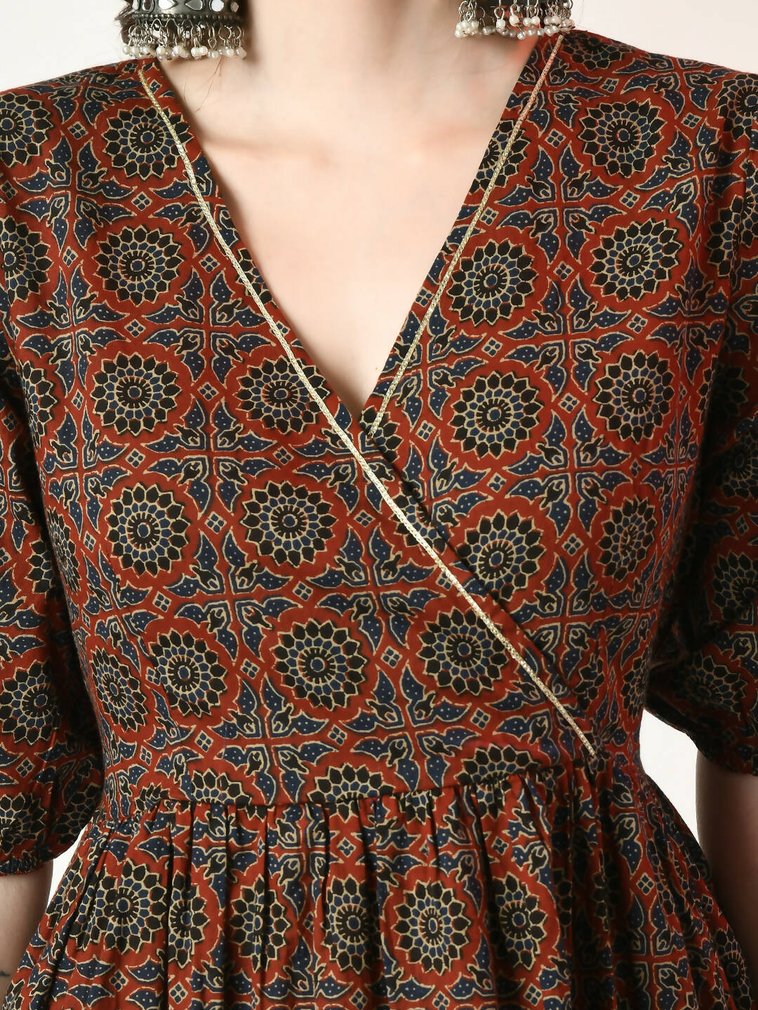 Myshka Women's Multi Empire Printed Dress - Distacart