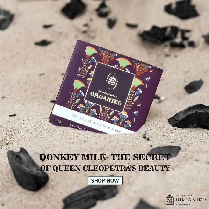 Organiko Donkey Milk Charcoal & Honey Soap - Distacart