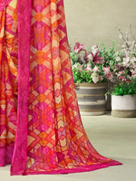 Thumbnail for Kalini Geometric Printed Saree - Distacart