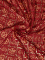 Thumbnail for Mitera Bandhani Zari Pure Georgette Saree - Distacart