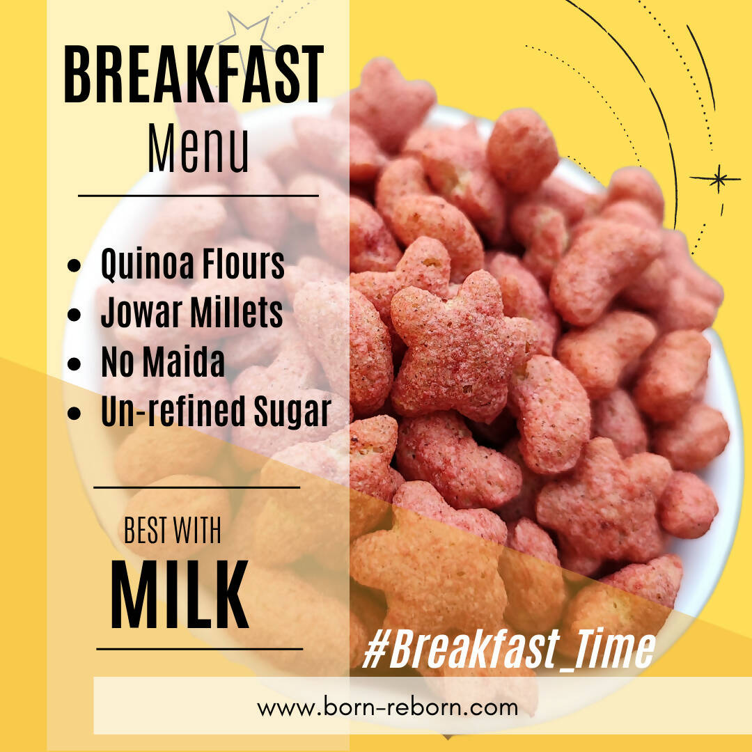Born Reborn Strawberry Millet Munch - Milky Way Crunch - Distacart