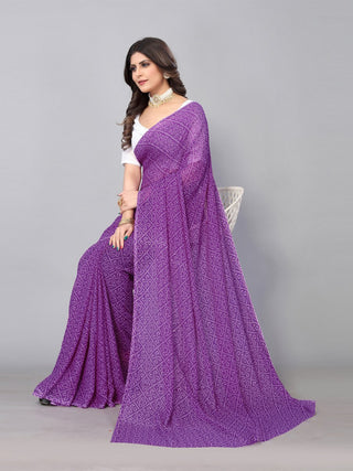 Kalini Bandhani Printed Saree - Distacart