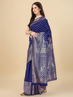 Thumbnail for Kalini Ethnic Motifs Woven Design Zari Banarasi Saree - Distacart