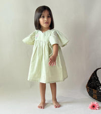 Thumbnail for ArthLife Pale Green Angrakha Dress - Distacart