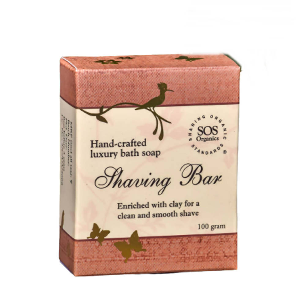 SOS Organics Natural Shaving Bar - Distacart