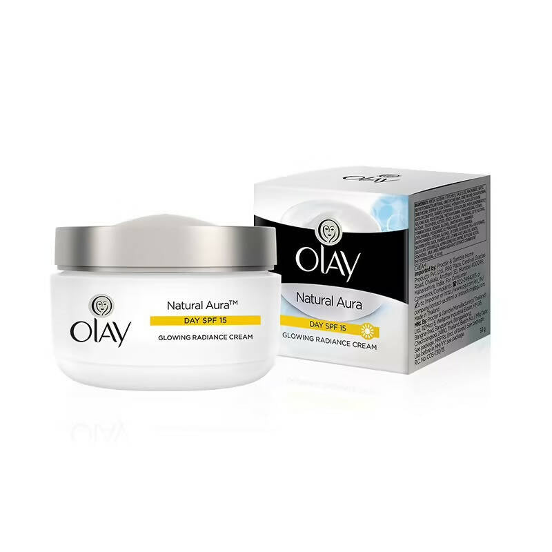 Olay Natural Aura Glowing Radiance Day Cream SPF 15 - Distacart