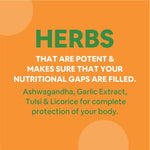 Thumbnail for Carbamide Forte Immunity Boost Plant Based Tablets with Vitamin C, Zinc - Distacart