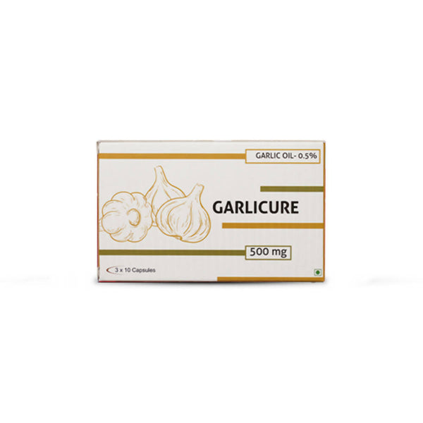 Nutra Grace Garlic Oil 0.5% Garlicure Capsules - Distacart