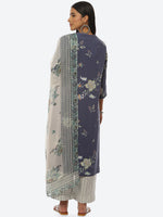 Thumbnail for Biba Women Floral Printed V-Neck Kurta with Palazzos - Distacart