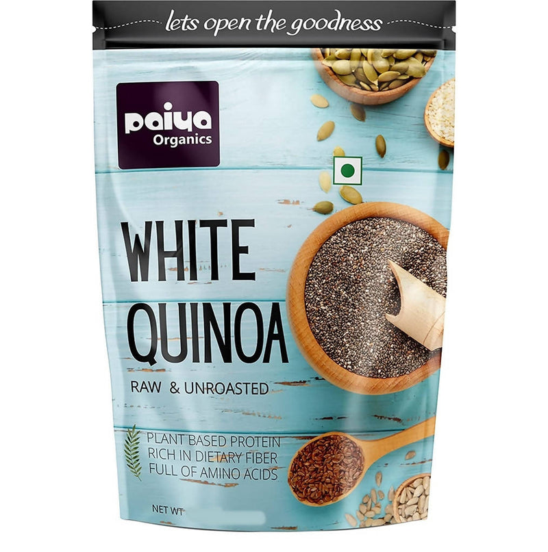 Paiya Organics White Quinoa Raw &amp; Unroasted - Distacart