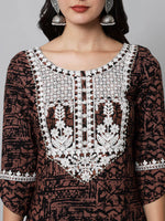 Thumbnail for Kalini Women Embroidered Thread Work Kurta & Trousers - Distacart