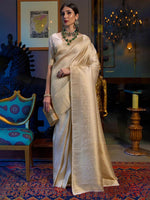 Thumbnail for Kalini Woven Design Zari Banarasi Saree - Distacart