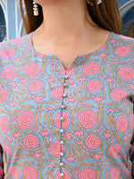 Thumbnail for Kalini Kalini Women Floral Printed Kurta with Trousers - Distacart