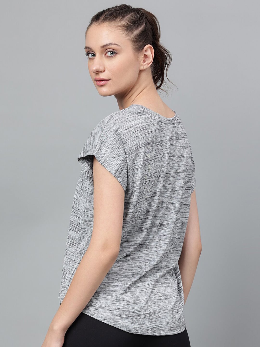 MKH Typography Printed Extended Sleeves Dri-FIT Relaxed Fit Sports T-shirt - Distacart