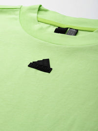 Thumbnail for Adidas Women 3-Striped Drop-Shoulder Sleeves Pure Cotton T-shirt - Distacart