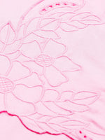 Thumbnail for Biba Women Pink Embroidered Detail A-Line Kurta - Distacart