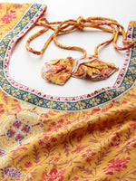 Thumbnail for Biba Women Floral Print Anarkali Kurta with Churidar & Dupatta - Distacart