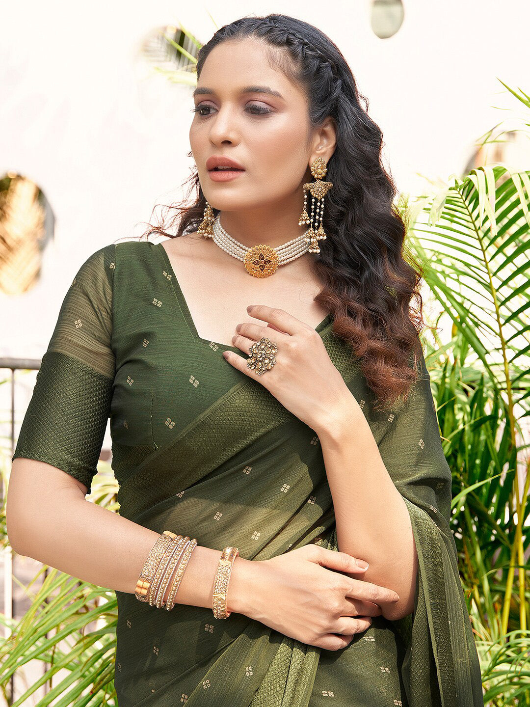 Kalini Bandhani Printed Saree - Distacart