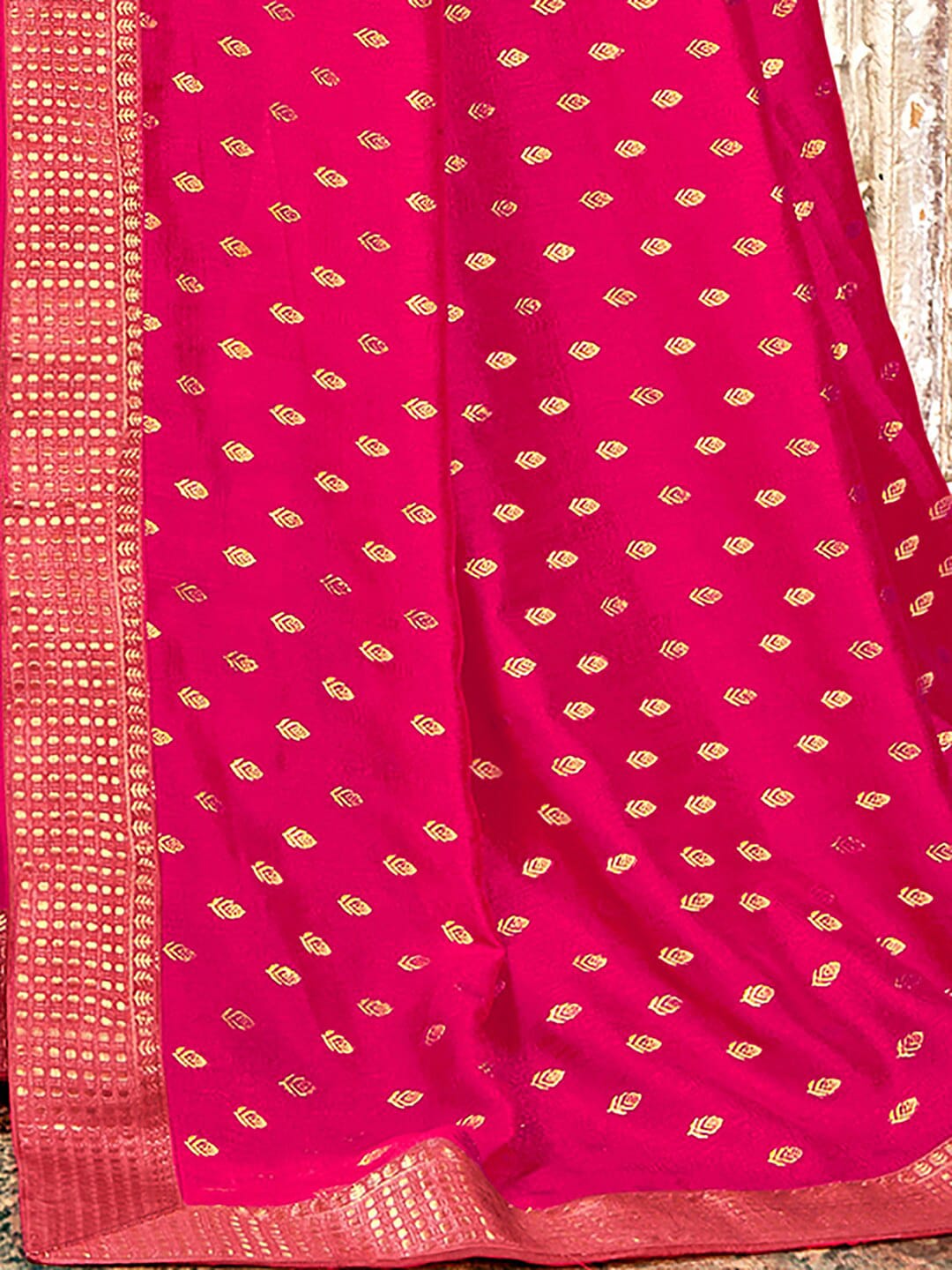 Saree Mall Ethnic Motifs Woven Design Zari Sarees - Distacart