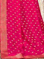 Thumbnail for Saree Mall Ethnic Motifs Woven Design Zari Sarees - Distacart