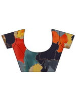 Thumbnail for Tikhi Imli Abstract Printed Ready To Wear Saree - Distacart