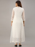 Thumbnail for Kalini Women White Kurta with Trousers & With Dupatta - Distacart