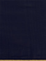Thumbnail for Sangria Navy Blue Solid Saree - Distacart