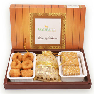 Ghasitaram Sankranti /Lohri Gifts Sweets-Khajoor, Revadi And Gachak Hamper - Distacart