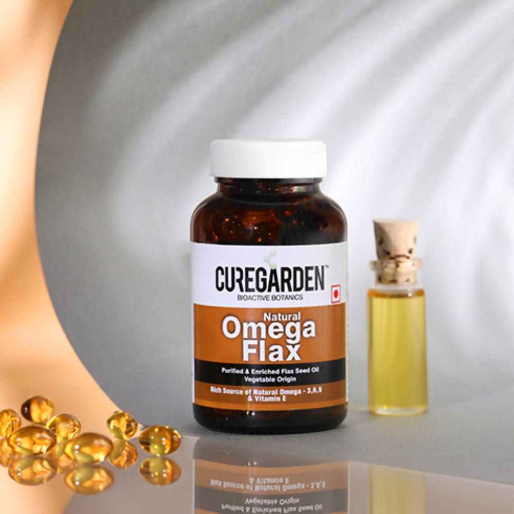 Curegarden Natural Omega Flax 30 Softgels