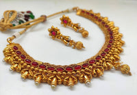 Thumbnail for Pink kemp Designer Necklace Set - Distacart