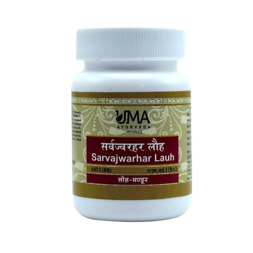 Uma Ayurveda Sarvajwarhar Lauha Tablets - Distacart