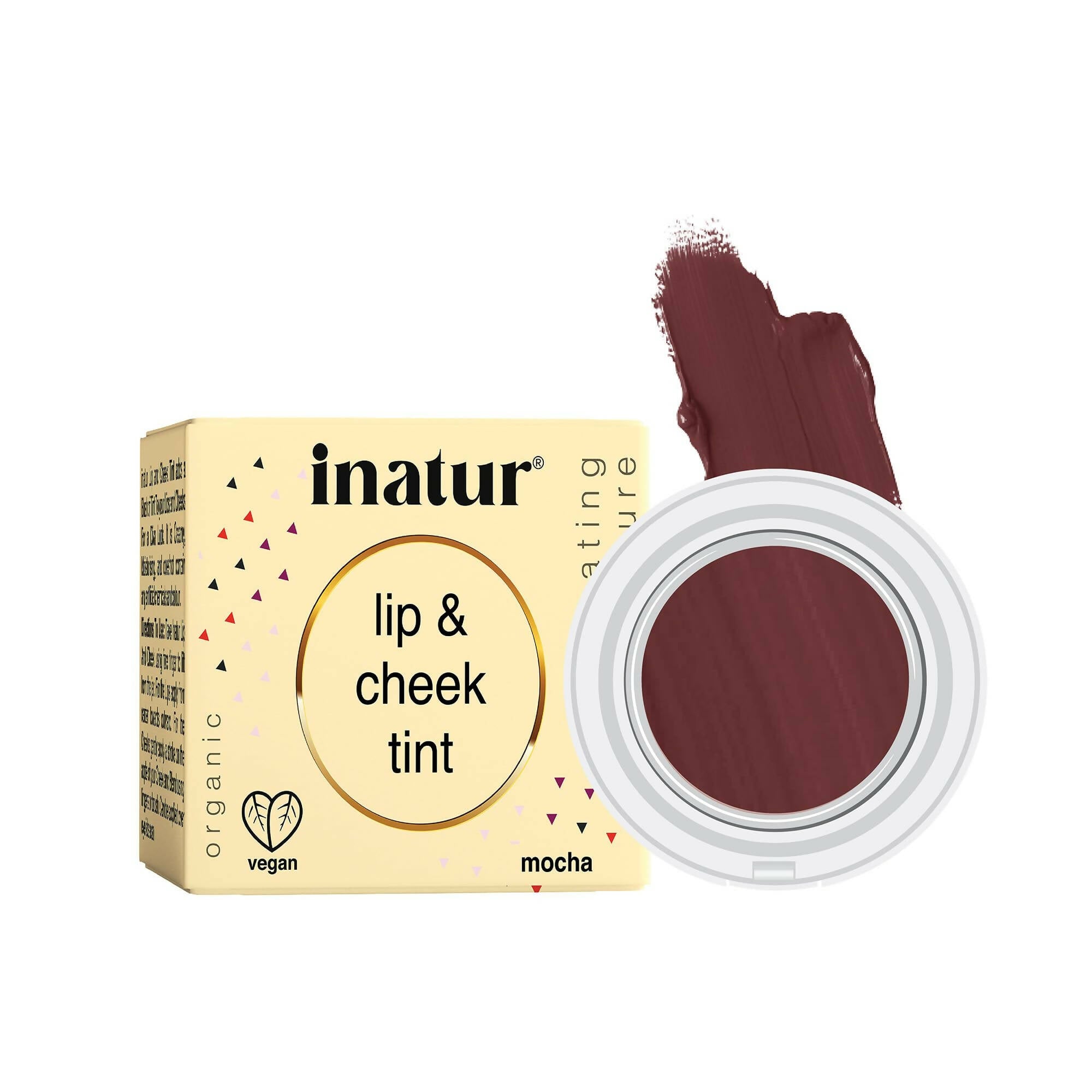 Inatur Lip and Cheek Tint Mocha - Distacart