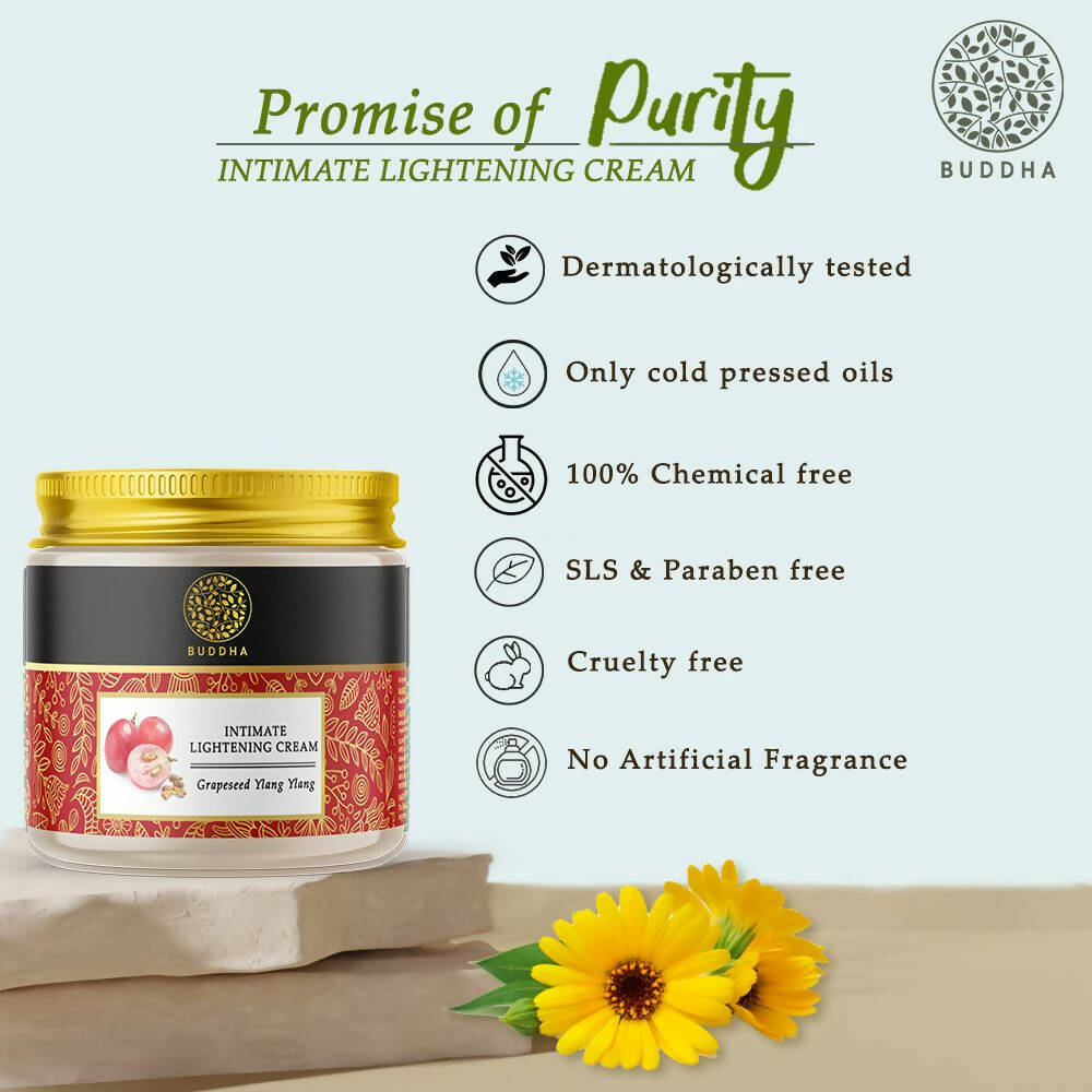Buddha Natural Intimate Lightening Cream - Distacart
