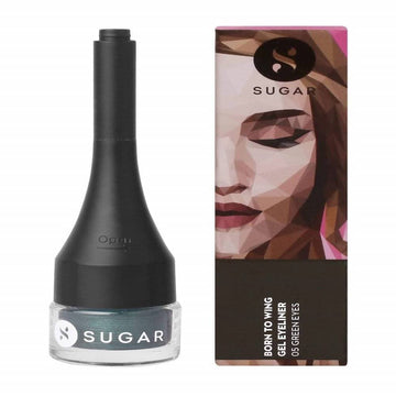 Sugar Born To Wing Gel Eyeliner - Green Eyes (Dark Green/Deep Green) - Distacart