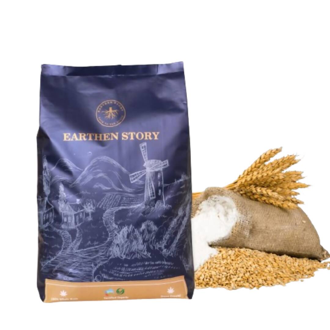 Earthen Story Certified Organic Khapli Wheat Flour - Distacart