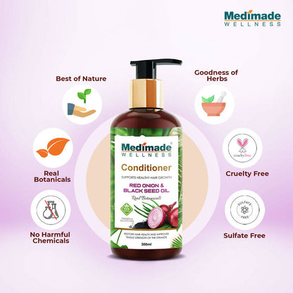 Medimade Wellness Red Onion and Black Seed Hair Conditioner - Distacart
