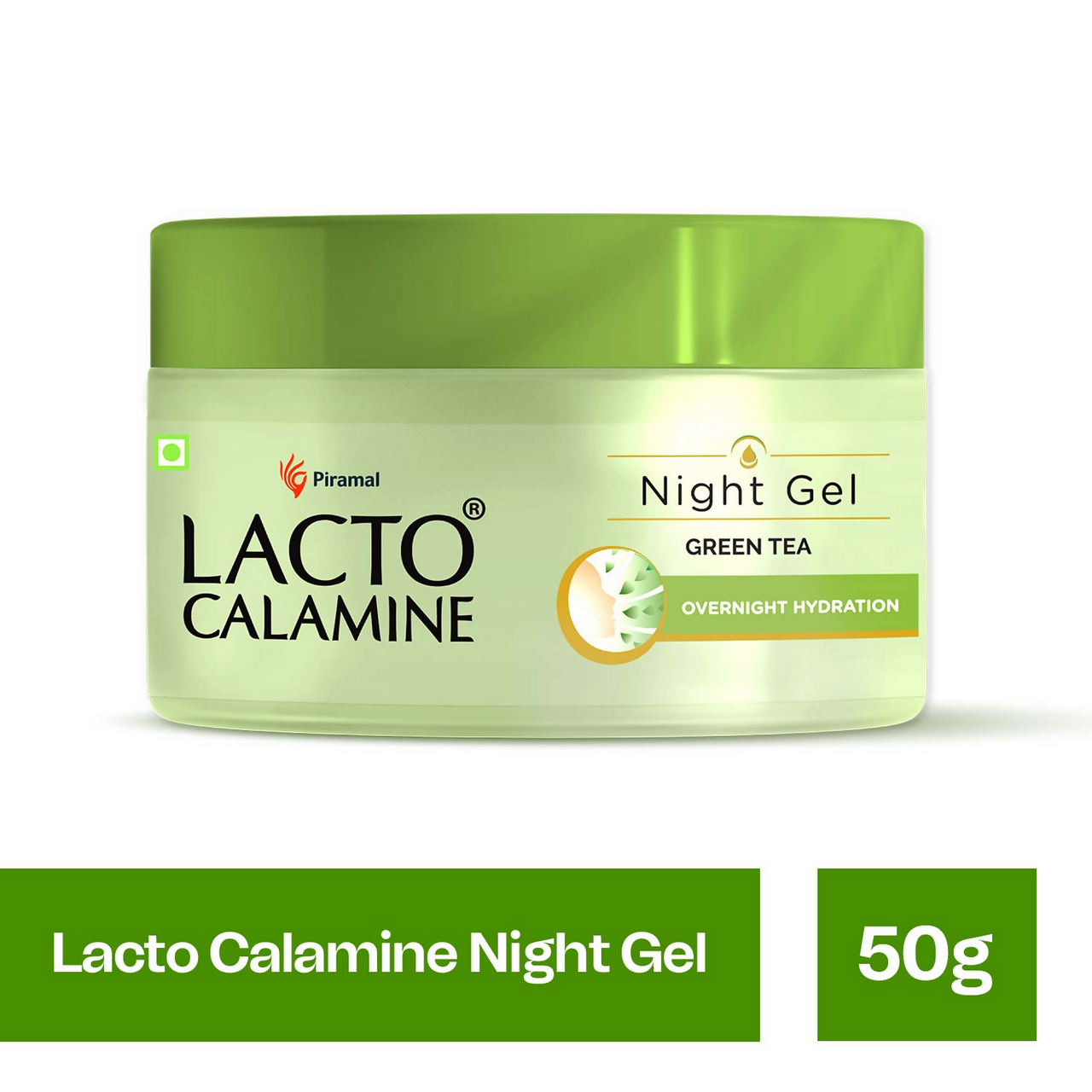 Lacto Calamine Night Gel with Green Tea - Distacart
