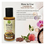 Thumbnail for Khadi Natural Herbal Castor Oil - Distacart