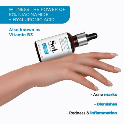 The Man Company Sol. 10% Niacinamide Dark Spots Reduction Face Serum - Distacart