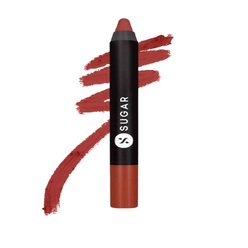 Sugar Matte As Hell Crayon Lipstick - Molly Brown (Peachy brown/Orange Toned Brown) - Distacart
