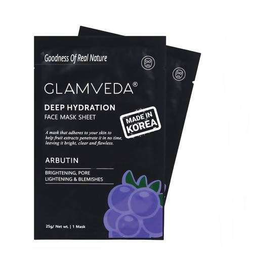 Glamveda Arbutin Anti Pigmentation &amp; Brightening Sheet Mask