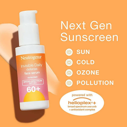 Neutrogena Invisible Daily Defense Face Serum - Distacart